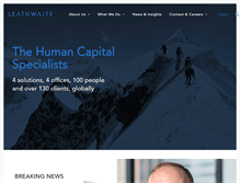 Tablet Screenshot of leathwaite.com